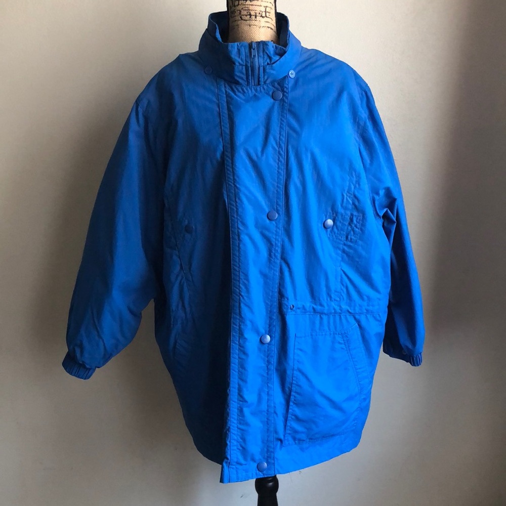 Woman Within Plus Size Blue Coat